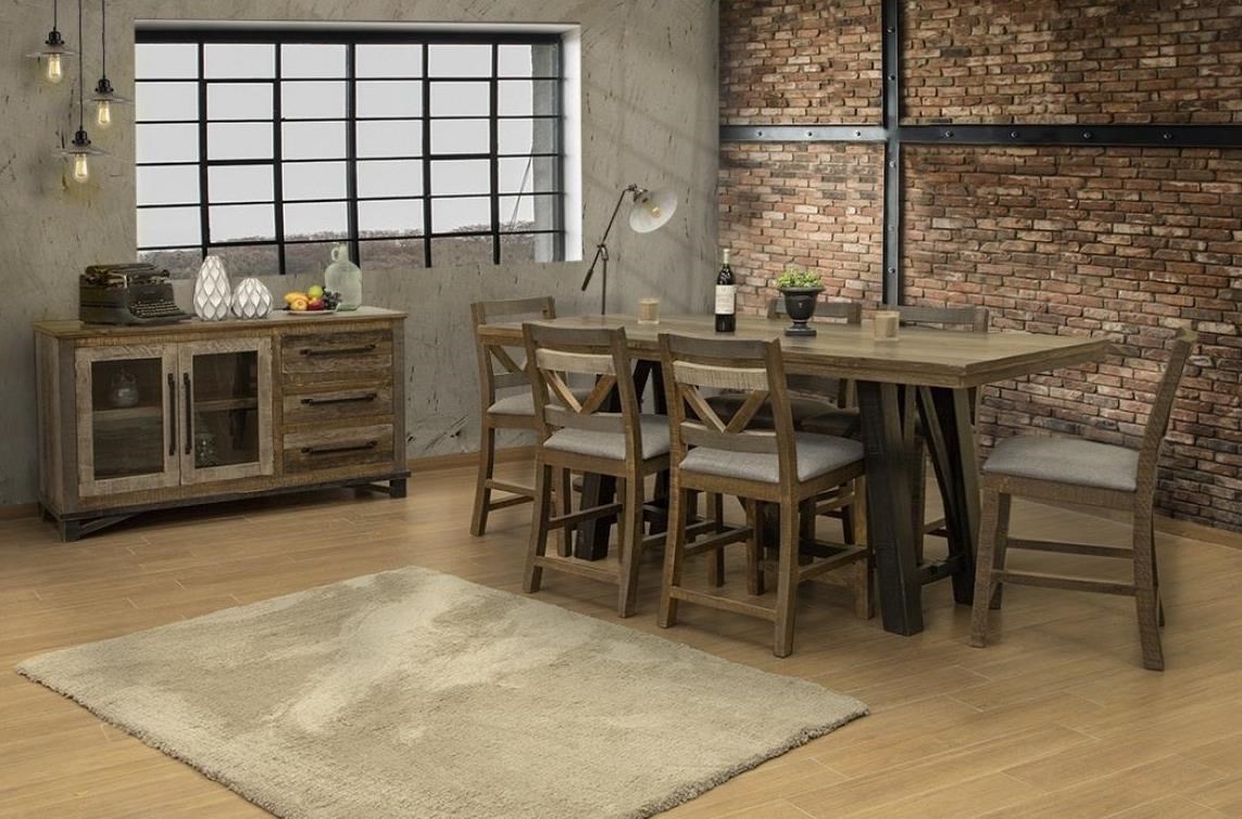 International Furniture Direct Loft Dining Room Group Howell